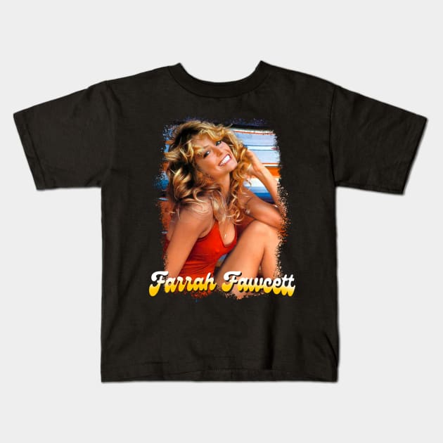 farrah fawcett Kids T-Shirt by herry.le